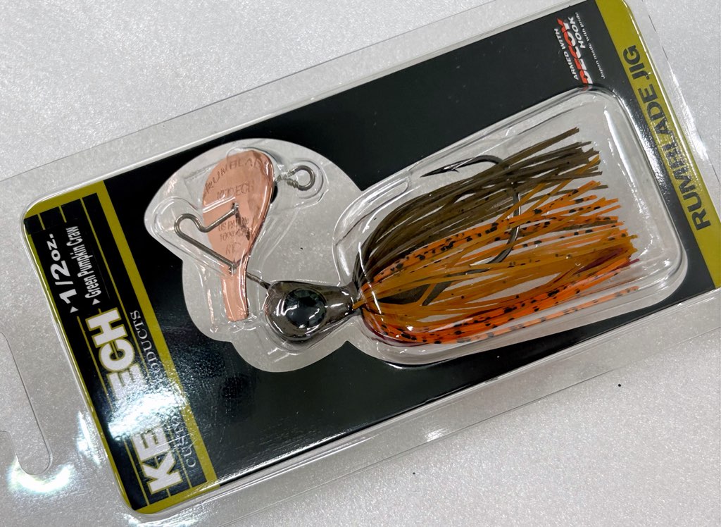 RUMBLADE JIG 1/2oz Green Pumpkin Craw - Click Image to Close